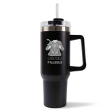 Mug isotherme Noir super Filleule Femme