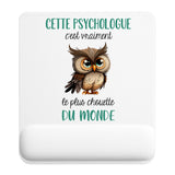 Tapis de souris ergonomique avec repose-poignet, accessoire bureau pour femme et homme, fête des pères, cadeau pas cher, idée cadeau fête des mères, secret santa, départ à la retraite, télétravail et gaming