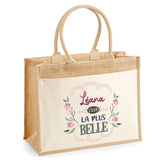 Sac Fête des Mères Mamie Famille Idée Cadeau anniversaire Noël Travail Boulot Métier Départ Retraite Collègue Femme cabas shopping plage