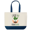 Sac de shopping bleu J'peux pas Permaculture