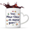Mug personnalisé, idée cadeau pour maman, femme collègue saint valentin Noël, anniversaire, fête des mères Secret Santa
