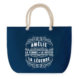 Sac de plage Bleu anse corde Amélie Déesse Légende