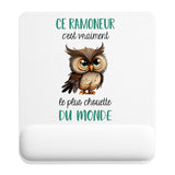 Tapis de souris ergonomique avec repose-poignet, accessoire bureau pour femme et homme, fête des pères, cadeau pas cher, idée cadeau fête des mères, secret santa, départ à la retraite, télétravail et gaming