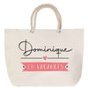 Sac Fête des Mères Mamie Famille Idée Cadeau anniversaire Noël Travail Boulot Métier Départ Retraite Collègue Femme cabas shopping plage