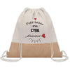 Sac Fête des Pères Papi Papa Cadeau anniversaire Noël Travail Boulot Métier Départ Retraite Collègue Homme cabas shopping plage
