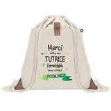 Sac à dos avec pochette Merci Tutrice Inoubliable Femme