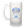 Chope de bière personnalisé, idée cadeau pour maman, femme ou collègue. Parfait pour Noël, anniversaire, fête des mères ou Secret Santa.