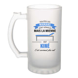 Chope de bière personnalisé, idée cadeau pour maman, femme ou collègue. Parfait pour Noël, anniversaire, fête des mères ou Secret Santa.