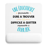 Tapis de souris ergonomique avec repose-poignet, accessoire bureau pour femme et homme, fête des pères, cadeau pas cher, idée cadeau fête des mères, secret santa, départ à la retraite, télétravail et gaming
