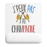 Tapis de souris ergonomique avec repose-poignet, accessoire bureau pour femme et homme, fête des pères, cadeau pas cher, idée cadeau fête des mères, secret santa, départ à la retraite, télétravail et gaming