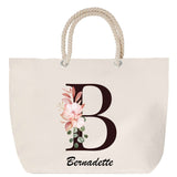 Sac Fête des Mères Mamie Famille Idée Cadeau anniversaire Noël Travail Boulot Métier Départ Retraite Collègue Femme cabas shopping plage