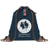 sac a dos bleu coton recycle avec pochette idee cadeau originale pour collegue ami prof ou membre de la famille cadeau mixte noel anniversaire secret santa ou depart au travail sac leger pratique et ecologique design breton moderne