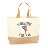 Sac Jute Fête des Mères Fêtes des Pères Mamie Papi Famille Idée Cadeau anniversaire Noël Travail Boulot Métier Départ Retraite Collègue Femme Homme