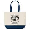 Sac de shopping bleu Millésime 1997