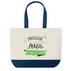 Sac de shopping bleu Meilleur Athlète de tous les temps