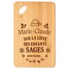 Planche à découper cadeau Noël famille amis papa maman mamie papi, idée cadeau apéro et cuisine, Secret Santa