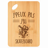 Planche bambou gravée personnalisée femme homme idée cadeau Fête des Mères Fête des Pères apéro papa maman prénom cuisine plateau fromage