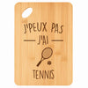 Planche bambou gravée personnalisée femme homme idée cadeau Fête des Mères Fête des Pères apéro papa maman prénom cuisine plateau fromage