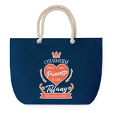 Sac de plage Bleu anse corde Tiffany Princesse
