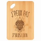 Planche bambou gravée personnalisée femme homme idée cadeau Fête des Mères Fête des Pères apéro papa maman prénom cuisine plateau fromage