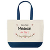 Sac de shopping bleu Médecin au Top