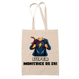 Sac Fête des Mères Mamie Famille Idée Cadeau anniversaire Noël Travail Boulot Métier Départ Retraite Collègue Femme cabas shopping plage