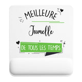 Tapis de souris Jumelle Meilleure temps femme