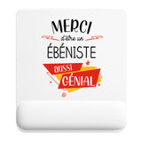Tapis de souris ergonomique avec repose-poignet, accessoire bureau pour femme et homme, fête des pères, cadeau pas cher, idée cadeau fête des mères, secret santa, départ à la retraite, télétravail et gaming