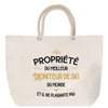 Sac Fête des Pères Papi Famille Idée Cadeau anniversaire Noël Travail Boulot Métier Départ Retraite Collègue Homme cabas shopping plage