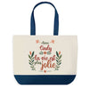 Sac Fête des Mères Mamie Famille Idée Cadeau anniversaire Noël Travail Boulot Métier Départ Retraite Collègue Femme cabas shopping plage