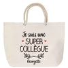 Sac Fête des Mères Mamie Famille Idée Cadeau anniversaire Noël Travail Boulot Métier Départ Retraite Collègue Femme cabas shopping plage
