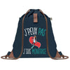 sac a dos bleu coton recycle avec pochette idee cadeau originale pour collegue ami prof ou membre de la famille cadeau mixte noel anniversaire secret santa ou depart au travail sac leger pratique et ecologique design breton moderne
