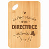 Planche bambou gravée personnalisée femme idée cadeau Fête des Mères apéro 30×20 prénom cuisine plateau fromage anniversaire noel maman mamie