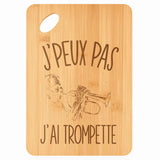 Planche bambou gravée personnalisée femme homme idée cadeau Fête des Mères Fête des Pères apéro papa maman prénom cuisine plateau fromage