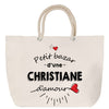 Sac Fête des Mères Mamie Famille Idée Cadeau anniversaire Noël Travail Boulot Métier Départ Retraite Collègue Femme cabas shopping plage