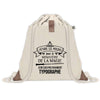 Sac à dos avec pochette Typographe Ministère de la Magie