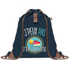 sac a dos bleu coton recycle avec pochette idee cadeau originale pour collegue ami prof ou membre de la famille cadeau mixte noel anniversaire secret santa ou depart au travail sac leger pratique et ecologique design breton moderne