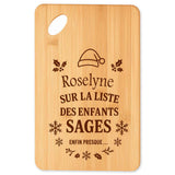 Planche à découper cadeau Noël famille amis papa maman mamie papi, idée cadeau apéro et cuisine, Secret Santa