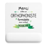 Tapis de souris ergonomique avec repose-poignet, accessoire bureau pour femme et homme, fête des pères, cadeau pas cher, idée cadeau fête des mères, secret santa, départ à la retraite, télétravail et gaming