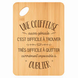 Planche bambou gravée personnalisée femme idée cadeau Fête des Mères apéro 30×20 prénom cuisine plateau fromage anniversaire noel maman mamie