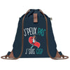 sac a dos bleu coton recycle avec pochette idee cadeau originale pour collegue ami prof ou membre de la famille cadeau mixte noel anniversaire secret santa ou depart au travail sac leger pratique et ecologique design breton moderne