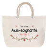 Sac Fête des Mères Mamie Famille Idée Cadeau anniversaire Noël Travail Boulot Métier Départ Retraite Collègue Femme cabas shopping plage