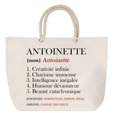 Sac Fête des Mères Mamie Famille Idée Cadeau anniversaire Noël Travail Boulot Métier Départ Retraite Collègue Femme cabas shopping plage