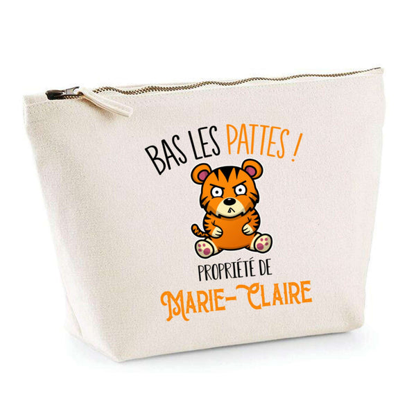 Trousse pochette de rangement maquillage Fête des Mères Mamie Famille Idée Cadeau anniversaire Noël Travail Boulot Métier Départ Retraite Collègue Femme