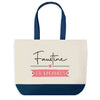 Sac de shopping bleu Faustine en Vacances