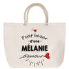 Sac Fête des Mères Mamie Famille Idée Cadeau anniversaire Noël Travail Boulot Métier Départ Retraite Collègue Femme cabas shopping plage