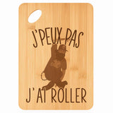 Planche bambou gravée personnalisée femme homme idée cadeau Fête des Mères Fête des Pères apéro papa maman prénom cuisine plateau fromage