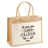 Sac Fête des Mères Mamie MAman Soeur Femme Famille Idée Cadeau anniversaire Noël Travail Boulot Métier Départ Retraite Collègue Femme cabas shopping plage