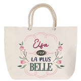 Sac Fête des Mères Mamie Famille Idée Cadeau anniversaire Noël Travail Boulot Métier Départ Retraite Collègue Femme cabas shopping plage