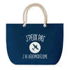 Sac de plage Bleu anse corde J'peux Pas Aéromodelisme